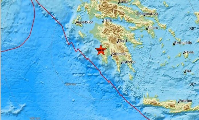 Σεισμός 4,3 ρίχτερ αναστάτωσε την Κυπαρισσία