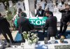 Τσοχατζόπουλος: Το φέρετρό του καλύφθηκε με την σημαία του ΠΑΣΟΚ
