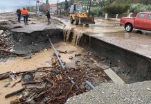 Καταστροφές και προβλήματα στη Λάρισα από την κακοκαιρία «Αθηνά»