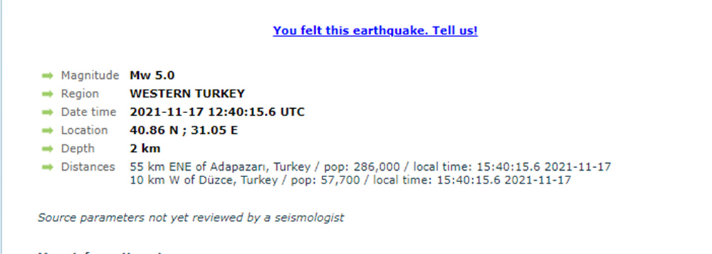 Τα ρίχτερ χτυπάνε την Τουρκία - Νέος σεισμός!