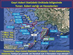 Τουρκικός τύπος: Η Τουρκία έχει ακόμα κυριαρχία σε 9 νησιά, όπως η Λέσβος, η Χίος και η Σάμος