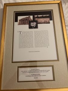 Ο πρώην πρωθυπουργός Αντώνης Σαμαράς τιμήθηκε από την διακεκριμένη American Jewish Committee