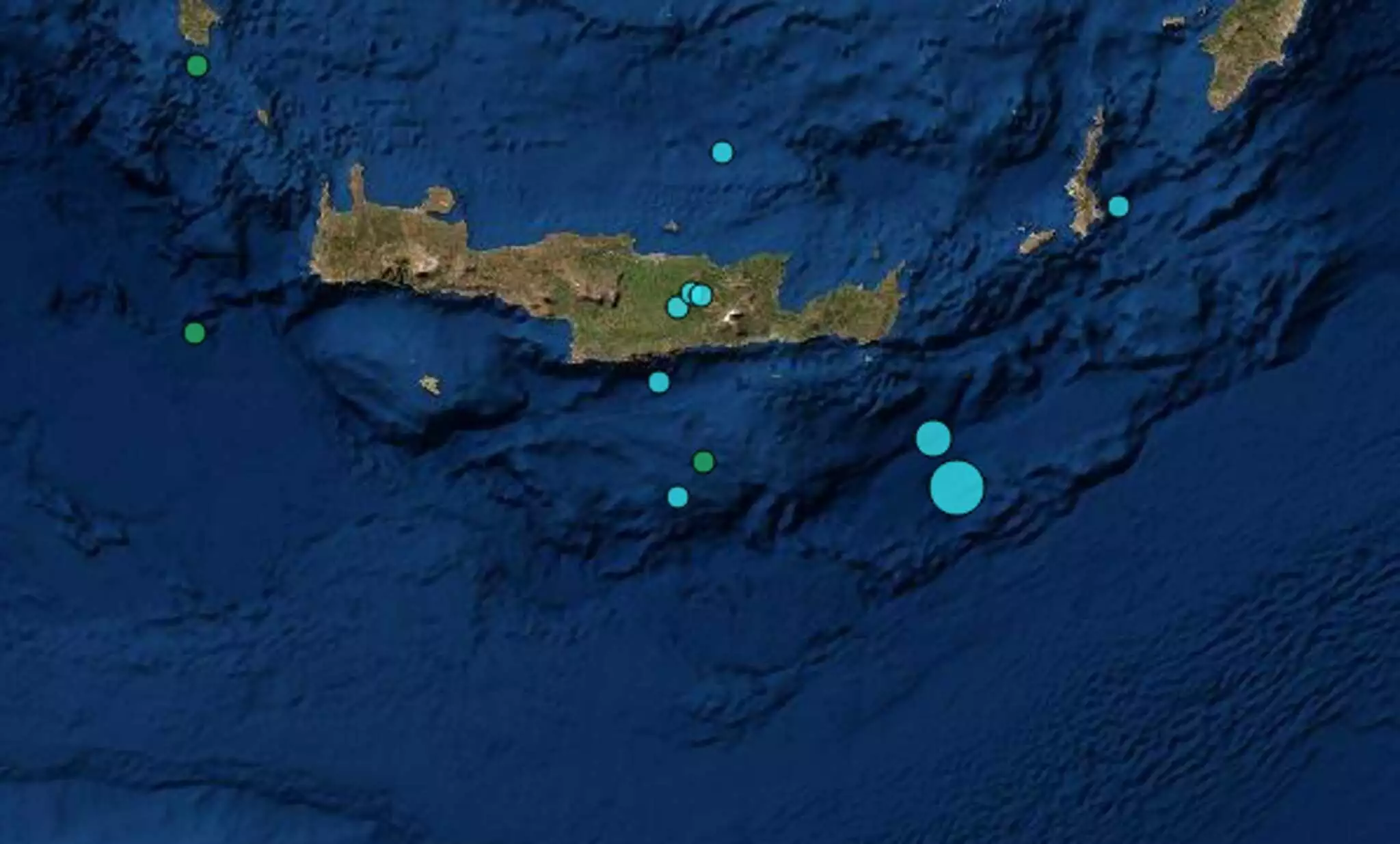 Νέος σεισμός ταρακούνησε την Κρήτη