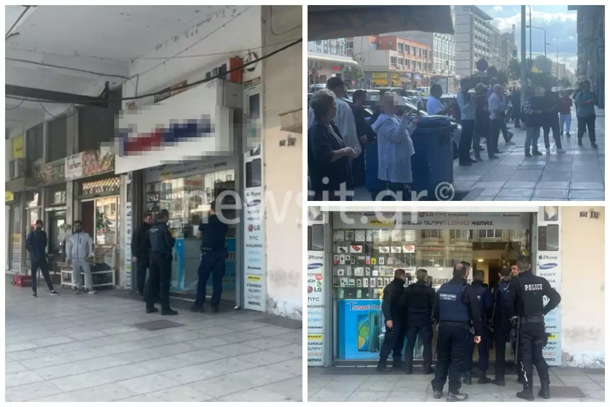 ΣΟΚ! Ληστεία σε κατάστημα στη Θεσσαλονίκη – Ταμπουρωμένοι οι ληστές