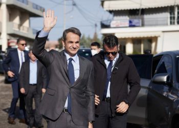 Επίσκεψη του πρωθυπουργού Κυριάκου Μητσοτάκη στον Αυλώνα Αττικής, Τρίτη 24 Ιανουαρίου 2023.
(ΔΗΜΗΤΡΗΣ ΠΑΠΑΜΗΤΣΟΣ/ΓΡΑΦΕΙΟ ΤΥΠΟΥ ΠΡΩΘΥΠΟΥΡΓΟΥ/EUROKINISSI)