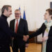 Συνάντηση του Πρωθυπουργού Κυριάκου Μητσοτάκη με Claudia Buch και Dominique Laboureix, Παρασκευή 12 Ιανουαρίου 2024. 
(ΔΗΜΗΤΡΗΣ ΠΑΠΑΜΗΤΣΟΣ/ΓΡΑΦΕΙΟ ΤΥΠΟΥ ΠΡΩΘΥΠΟΥΡΓΟΥ/EUROKINISSI)
(ΔΗΜΗΤΡΗΣ ΠΑΠΑΜΗΤΣΟΣ/ΓΡΑΦΕΙΟ ΤΥΠΟΥ ΠΡΩΘΥΠΟΥΡΓΟΥ/EUROKINISSI)