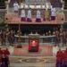 SENSITIVE MATERIAL. THIS IMAGE MAY OFFEND OR DISTURB    The body of Pope Francis lies inside St. Peter’s Basilica at the Vatican, Wednesday, April 23, 2025, where he will lie in state for three days.     Andrew Medichini/Pool via REUTERS