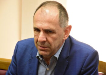 Περιοδεία του υπουργού Εξωτερικών  Γιώργου Γεραπετρίτη στην Αργολίδα, Πέμπτη 30 Μαΐου 2024. 
(ΒΑΣΙΛΗΣ ΠΑΠΑΔΟΠΟΥΛΟΣ/EUROKINISSI)