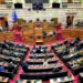 Ομιλία των πολιτικών αρχηγών  επί της προτάσεως δυσπιστίας κατά της Κυβέρνησης, που υπέβαλαν ο Αρχηγός της Αξιωματικής Αντιπολίτευσης και Πρόεδρος της Κοινοβουλευτικής Ομάδας του Συνασπισμού Ριζοσπαστικής Αριστεράς Αλέξης Τσίπρας και 84 Βουλευτές της Κοινοβουλευτικής του Ομάδας, σύμφωνα με τα άρθρα 84 του Συντάγματος και 142 του Κανονισμού της Βουλής, Κυριακή 30 Ιανουαρίου 2022 (ΤΑΤΙΑΝΑ ΜΠΟΛΑΡΗ / EUROKINISSI)