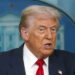 epa12293967 US President Donald Trump addresses the media in the James S. Brady Press Briefing Room of the White House, Washington, DC, USA, 11 August 2025. President Trump is due to announce the deployment of the National Guard in Washington DC as part of a crime reduction strategy.  EPA/WILL OLIVER / POOL