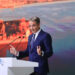 Ο πρωθυπουργός Κυριάκος Μητσοτάκης μιλάει κατά τη διάρκεια των εγκαινίων της 89ης ΔΕΘ, όπου παρουσιάζει τους βασικούς άξονες της οικονομικής πολιτικής της κυβέρνησης για το επόμενο διάστημα στο συνεδριακό κέντρο «Ι. Βελλίδης», το Σάββατο 6 Σεπτεμβρίου 2025. Με 1100 εκθέτες σε 33.000 τετραγωνικά μέτρα εκθεσιακού χώρου και με εκδηλώσεις «γέφυρες» ανάμεσα στο παρελθόν, το παρόν και το μέλλον ξεκίνησε σήμερα τη λειτουργία της η 89η Διεθνής Έκθεση Θεσσαλονίκης (ΔΕΘ), που εγκαινιάστηκε από τον πρωθυπουργό Κυριάκο Μητσοτάκη. Η εκατοστή επέτειος από την ίδρυσή της, το 1925, δίνει το ιδιαίτερο στίγμα της φετινής διοργάνωσης. Η έκθεση έχει διάρκεια 6-14 Σεπτεμβρίου. ΑΠΕ-ΜΠΕ/ΑΠΕ-ΜΠΕ/ΝΙΚΟΣ ΑΡΒΑΝΙΤΙΔΗΣ