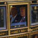 epa12384616 A handout photo made available by the British Ministry of Defence shows Britain's King Charles III (L) and US President Donald J. Trump during a carriage ride to Windsor Castle in Windsor, Britain, 17 September 2025. Britain's King Charles III is hosting US President Trump during his second official state visit to the UK from 17 to 19 September 2025.  EPA/SSgt Donald C TODD/UK MOD HANDOUT HANDOUT EDITORIAL USE ONLY/NO SALES