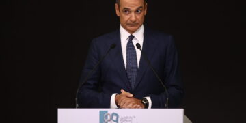 Ομιλία του Πρωθυπουργού Κυριάκου Μητσοτάκη στα εγκαίνια της 89ης ΔΕΘ στο  Συνεδριακό Κέντρο "Ιωάννης Βελλίδης"  Σάββατο 6 Σεπτεμβρίου 2025 (ΡΑΦΑΗΛ ΓΕΩΡΓΙΑΔΗΣ / EUROKINISSI)