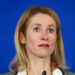 FILE PHOTO: European Union High Representative for Foreign Affairs and Security Policy and European Commission Vice-President Kaja Kallas attends a press conference after a European Group of Five (E5) defence ministers meeting, which includes Britain, France, Germany, Italy, and Poland, together with Kallas, to discuss additional aid for Ukraine, in Berlin, Germany, November 14, 2025. REUTERS/Christian Mang/File Photo