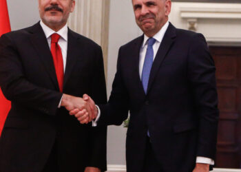 Συνάντηση του υπουργού Εξωτερικών, Γιώργου Γεραπετρίτη, με τον υπουργό Εξωτερικών της Τουρκικής Δημοκρατίας, Hakan Fidan, στην Αθήνα, Παρασκευή 8 Νοεμβρίου 2024.
(ΣΩΤΗΡΗΣ ΔΗΜΗΤΡΟΠΟΥΛΟΣ/EUROKINISSI)