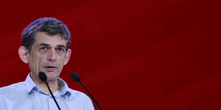 Δεύτερη ημέρα εργασιών του 4ου Συνεδρίου του ΣΥΡΙΖΑ - Προοδευτική Συμμαχία, στις εγκαταστάσεις του Σταδίου Tae Kwon Do, στο Παλαιό Φάληρο, Παρασκευή 23 Φεβρουαρίου 2024.
(ΓΙΩΡΓΟΣ ΚΟΝΤΑΡΙΝΗΣ/EUROKINISSI)