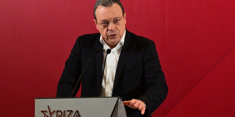 Συνεδρίαση της Κεντρικής Επιτροπής του ΣΥΡΙΖΑ - Προοδευτική Συμμαχία, στην Αθήνα, Σάββατο 29 Μαρτίου 2025.
(ΤΑΤΙΑΝΑ ΜΠΟΛΑΡΗ/EUROKINISSI)