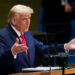 U.S. President Donald Trump addresses the 80th United Nations General Assembly at U.N. headquarters in New York, U.S., September 23, 2025. REUTERS/Shannon STAPLETON