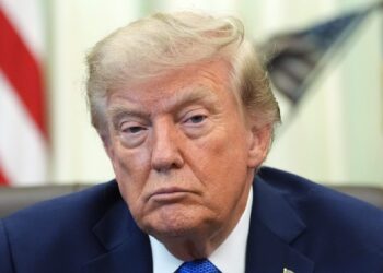 President Donald Trump speaks in the Oval Office of the White House, Thursday, Aug. 6, 2026, in Washington. (AP Photo/Alex Brandon)