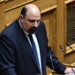 Συζήτηση και ψηφοφορία στην Ολομέλεια της Βουλής για την σύσταση Προανακριτικής Επιτροπής, η οποία θα κληθεί να διερευνήσει τις τυχόν ποινικές ευθύνες του πρώην υφυπουργού παρά τω πρωθυπουργώ, Χρήστου Τριαντόπουλου, για το μπάζωμα στο πεδίο της σύγκρουσης των αμαξοστοιχιών στα Τέμπη, Τρίτη 4 Μαρτίου 2025. Την πρόταση κατέθεσαν ο Πρόεδρος του ΠΑΣΟΚ - Κινήματος Αλλαγής, Νίκος Ανδρουλάκης και τριάντα βουλευτές του κόμματος.
(ΜΙΧΑΛΗΣ ΚΑΡΑΓΙΑΝΝΗΣ/EUROKINISSI)